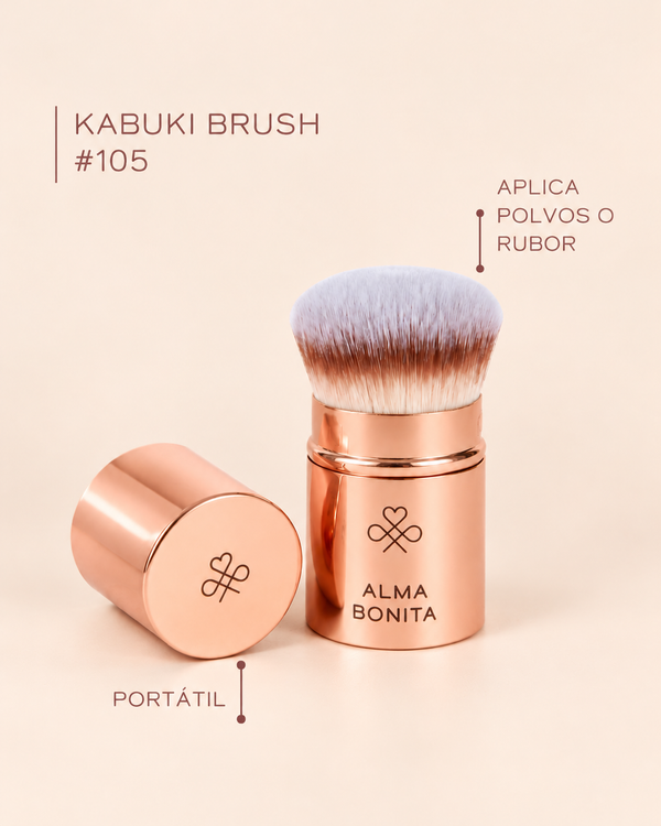 Pack Brocha Kabuki + Multi Stick